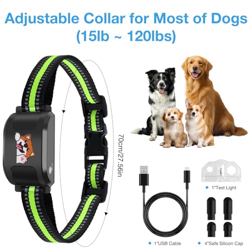GPS Wireless Dog Fence & Training Collar, Outdoor Waterproof Rechargeable Collar (White) Y44507