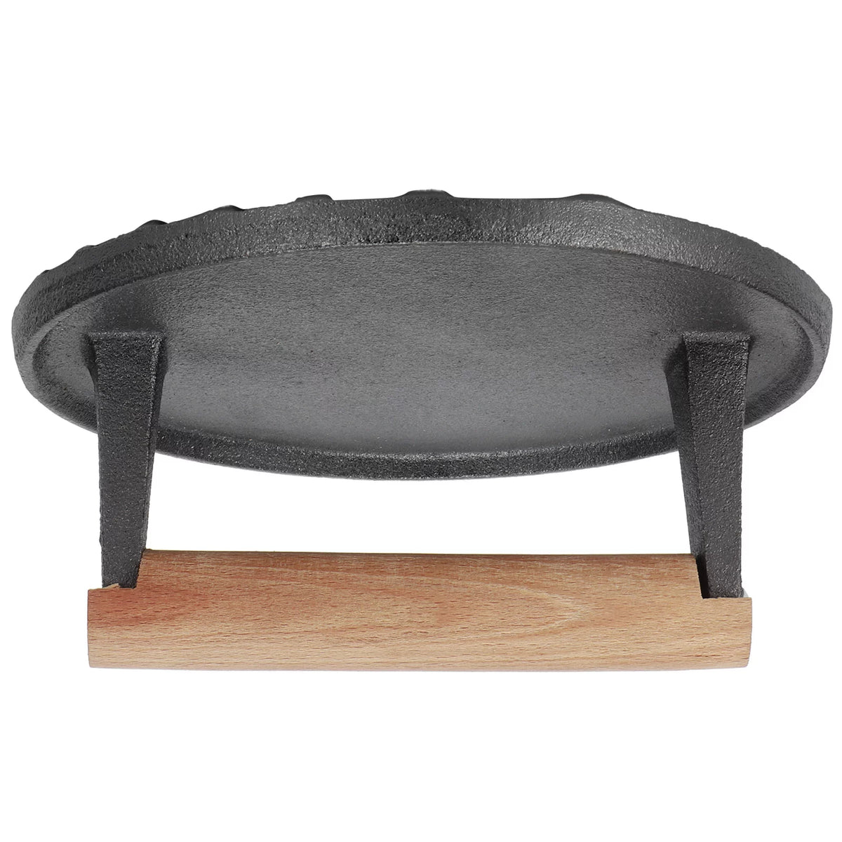Cast Iron Wooden Handle Steak Press S58617
