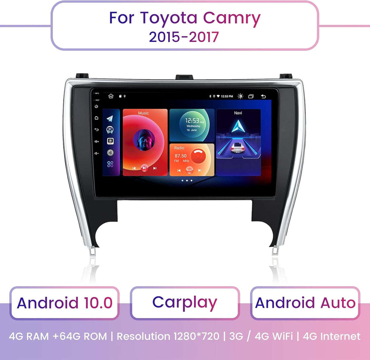 10.2 Inch Touch Screen Car Stereo Radio with Bluetooth I69263
