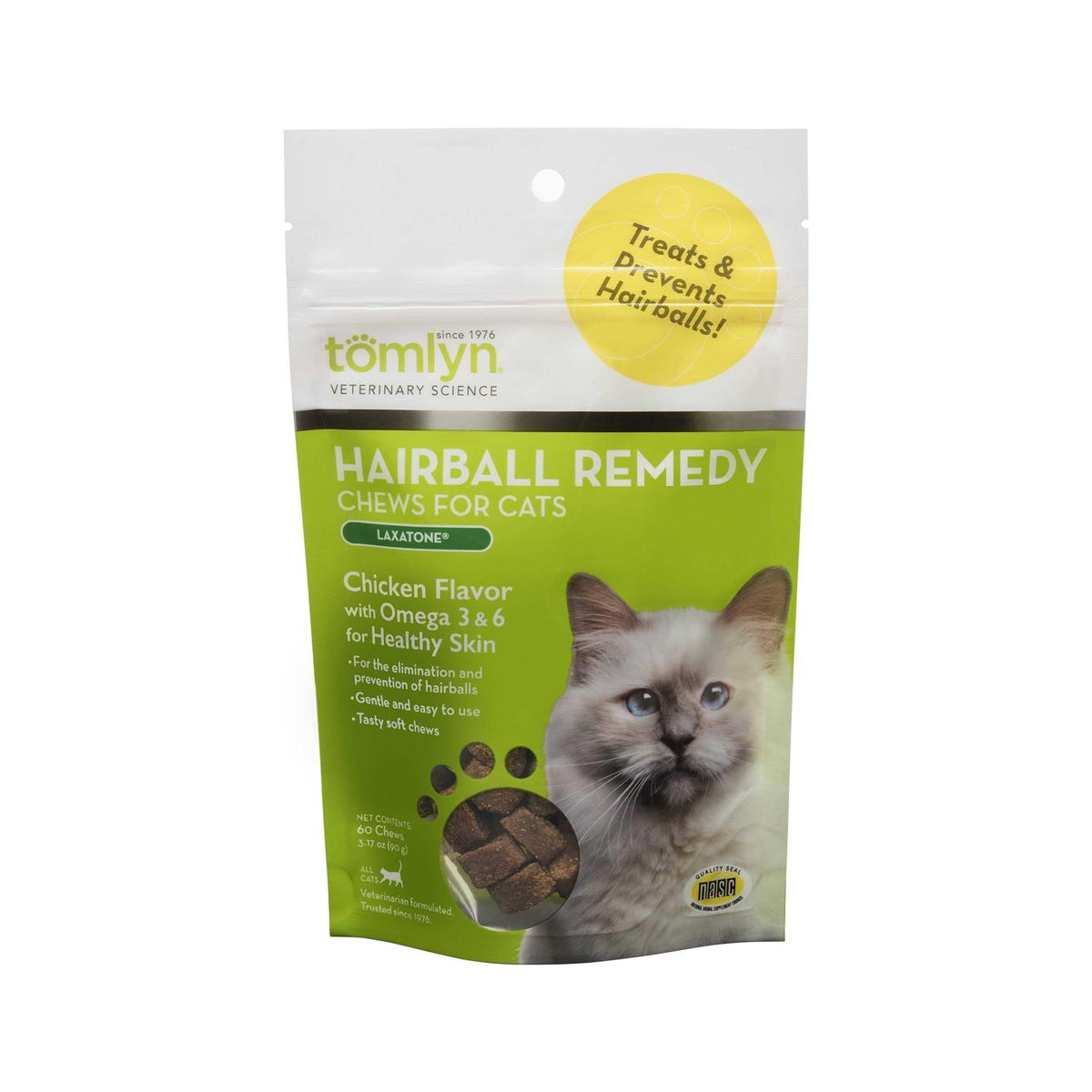 Hairball Remedy Chews for Cats D4327