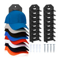 2 Pack Hat Organizer for Baseball Caps, Wall Hat Rack, Hold Up to 16 Hats E187