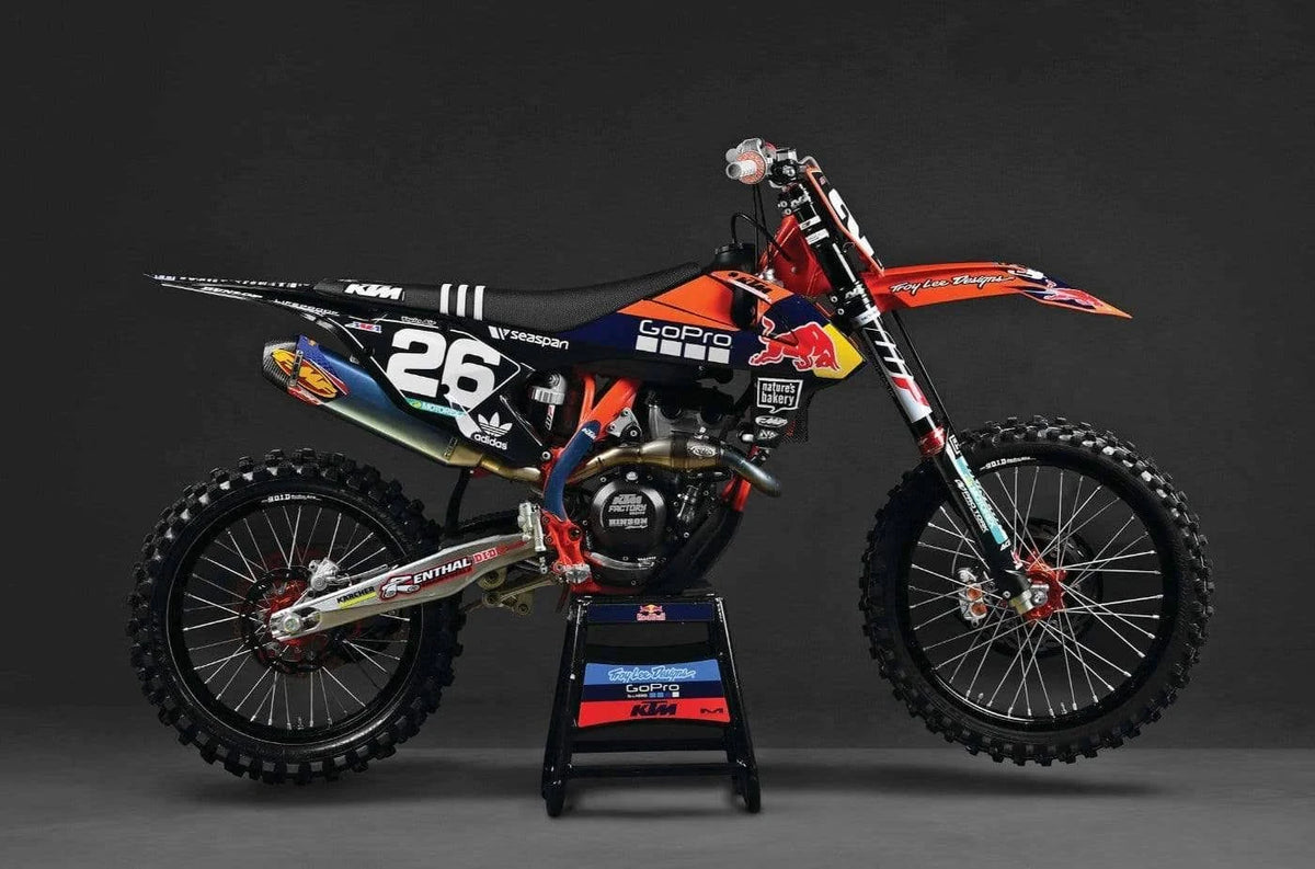Full Plastic Kit Orange/Black S61348