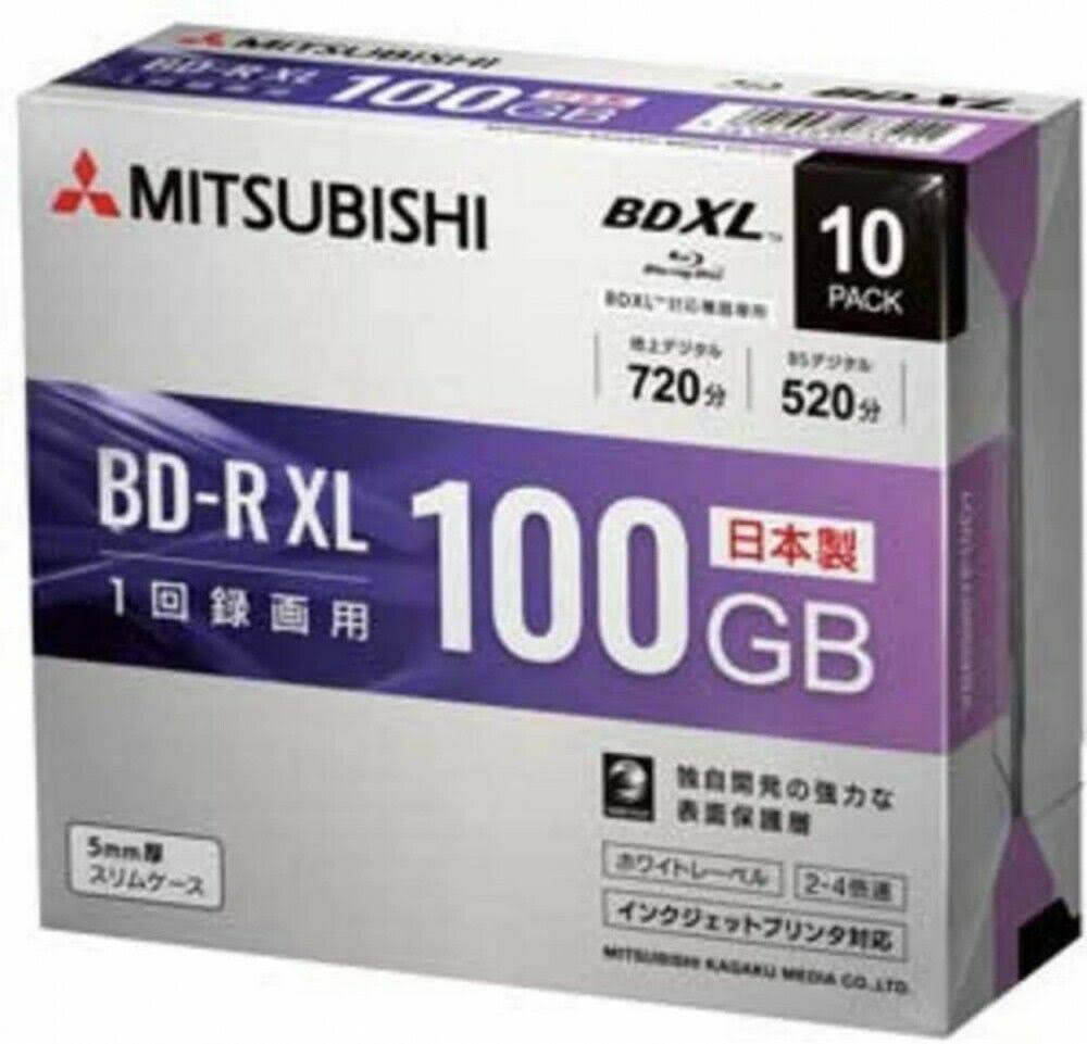 BD-R XL Blu-ray Disc 100GB 4X 10pcs M7738