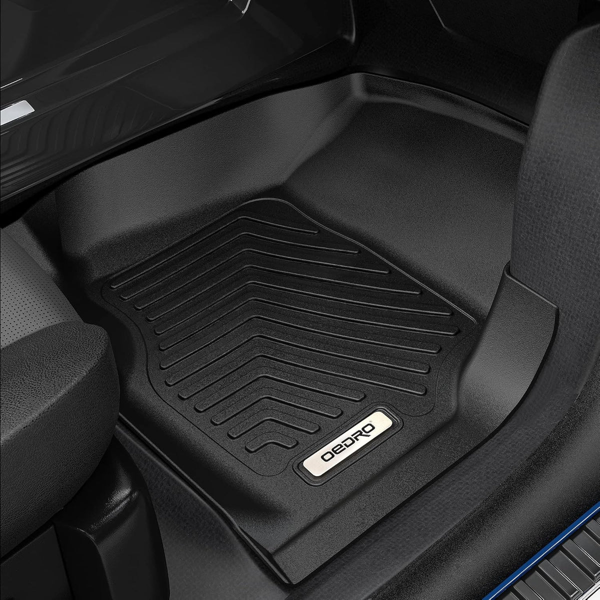 Black TPE All-Weather Floor Mats Full Set Liners B492141