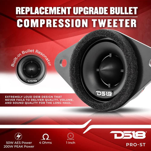 1.9 Bullet Compression Tweeters with Crossovers (Pair) N780362