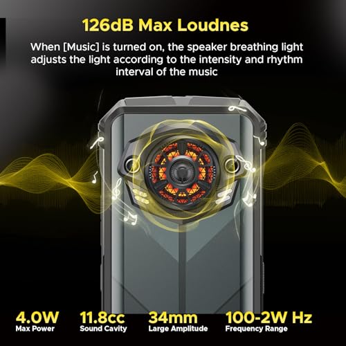 Rugged Smartphone Unlocked 10800mAh Battery 16GB+256GB Android 14 V237534