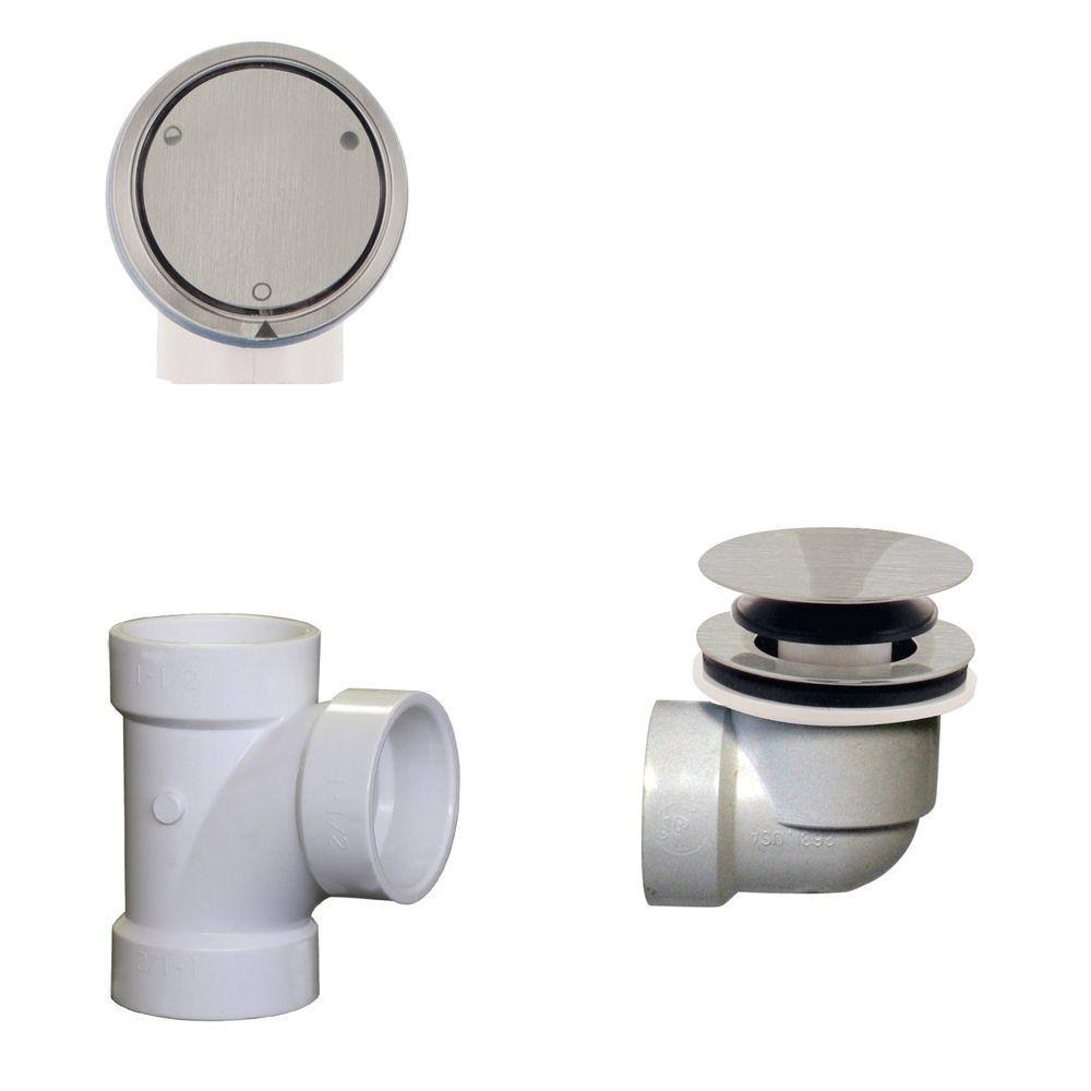 Satin Nickel Metalic Overflow Plumber&s Pack W989611