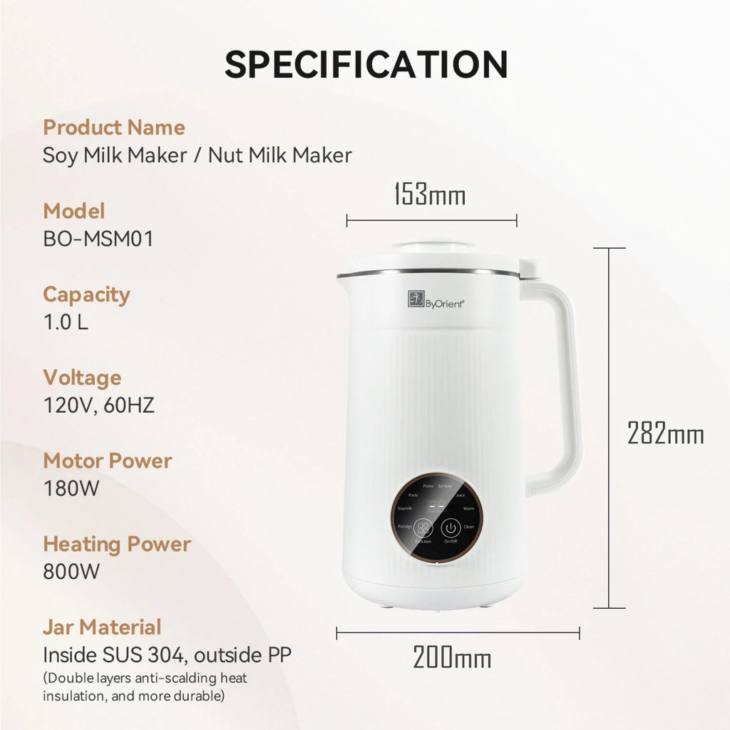 Soymilk Maker 1.0L 8 functions T984190