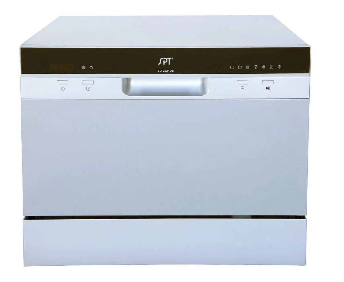 Silver Countertop Dishwasher J65355