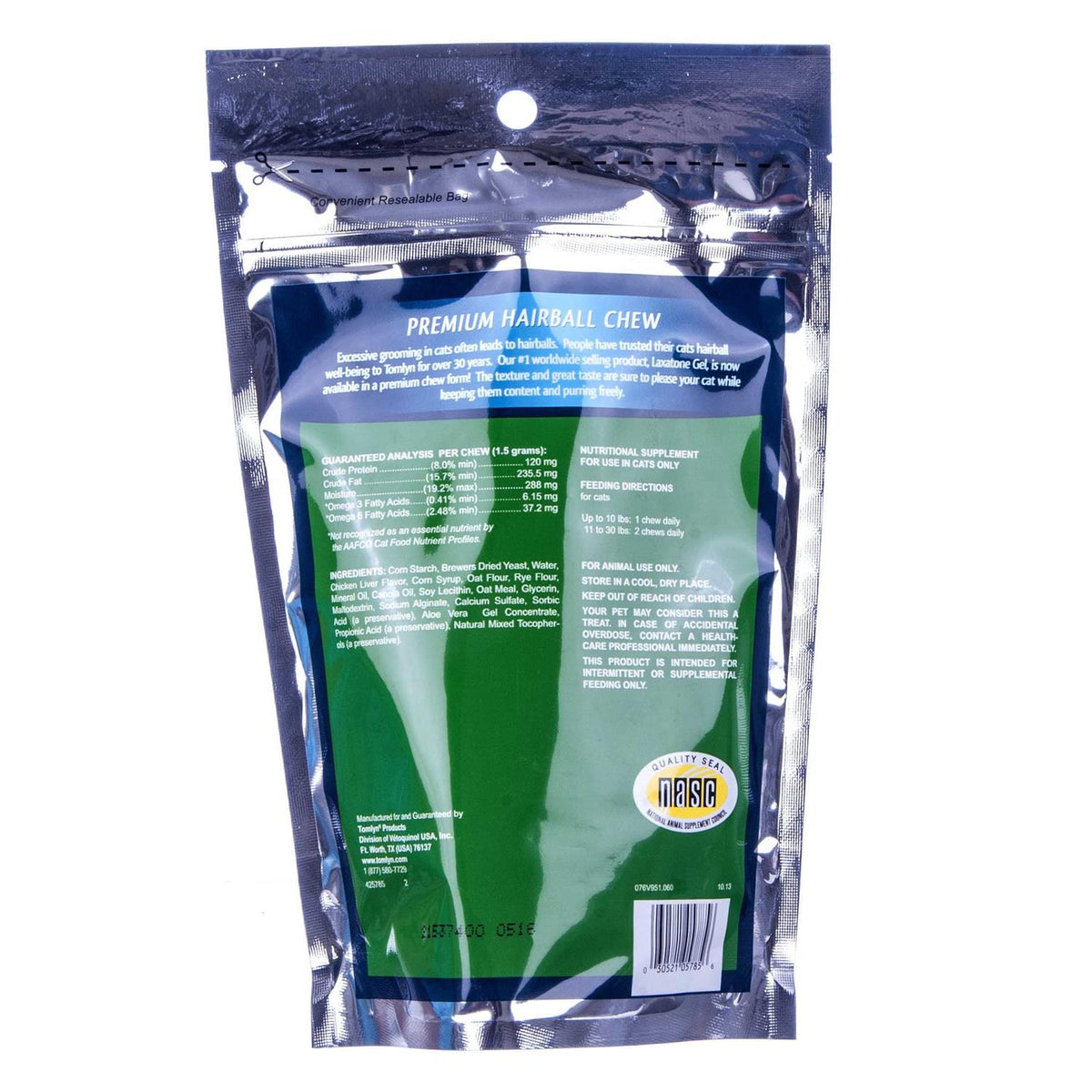 Hairball Remedy Chews for Cats D4327