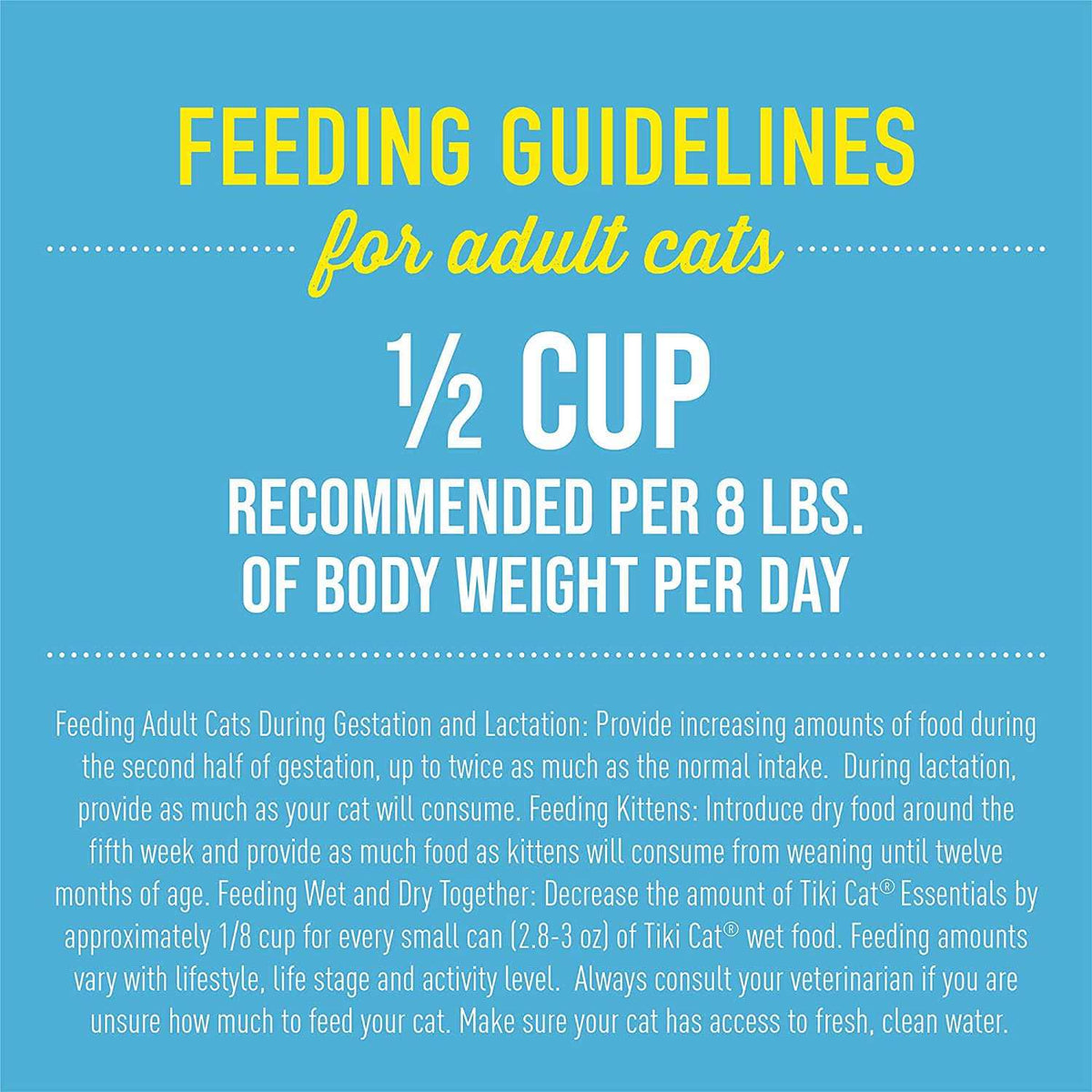 Tiki Cat Essentials Trout and Menhaden Fish Meal Recipe Dry Cat Food P16469