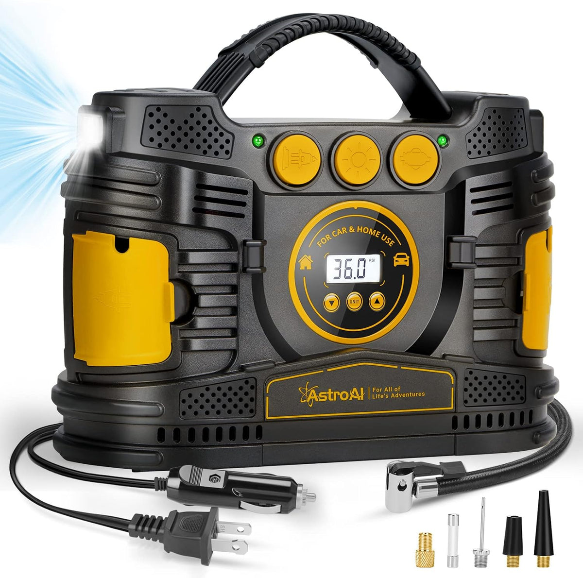 Portable DC/AC Air Compressor Tire Inflator 120PSI M2684