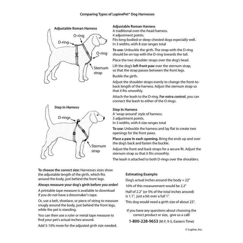 Dog Step in Harness O8455