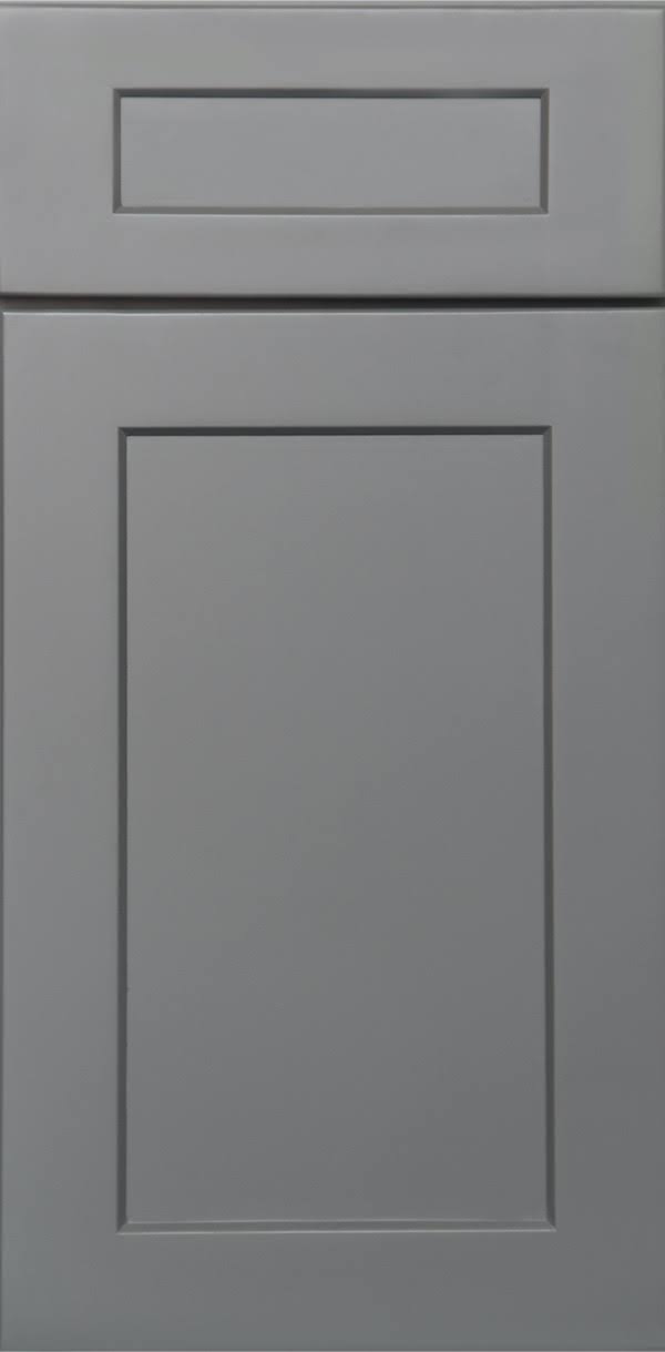 Grey 2 Doors 2 Shelves Wall Cabinet High-Density Fiberboard L4198