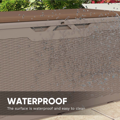 100 Gallon Resin Deck Box V25046