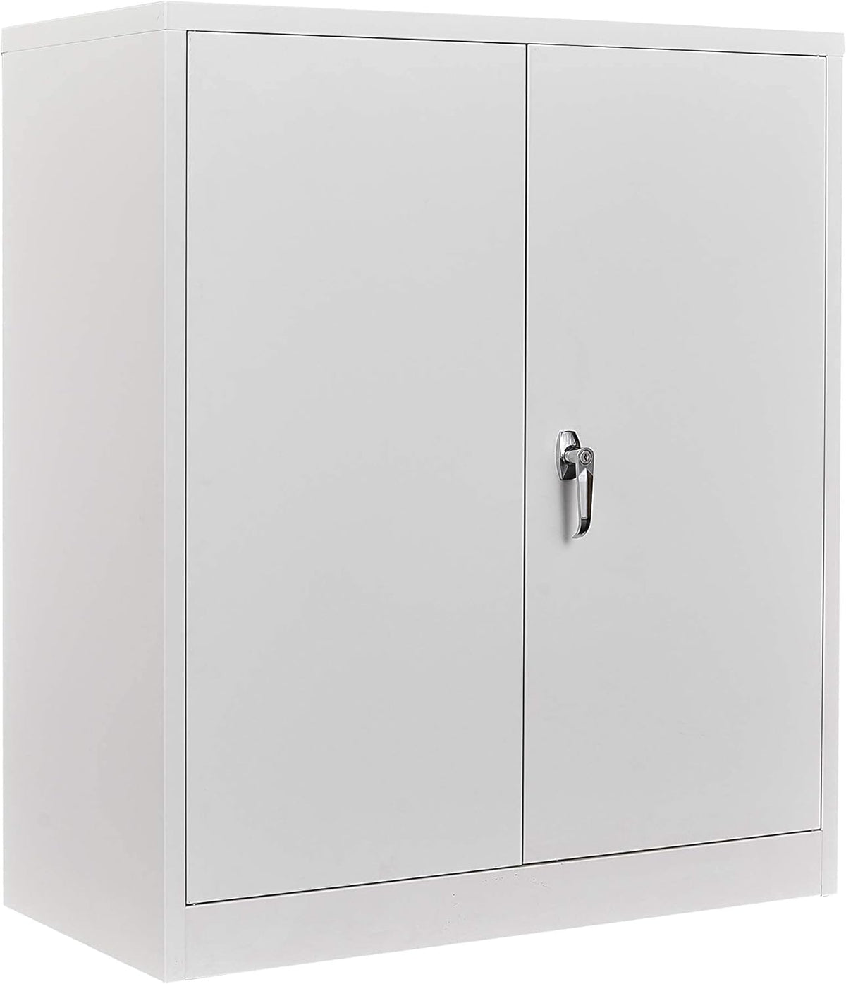 72" Tall Steel Storage Cabinet with Locking Door and 4 Adjustable Shelves X931574