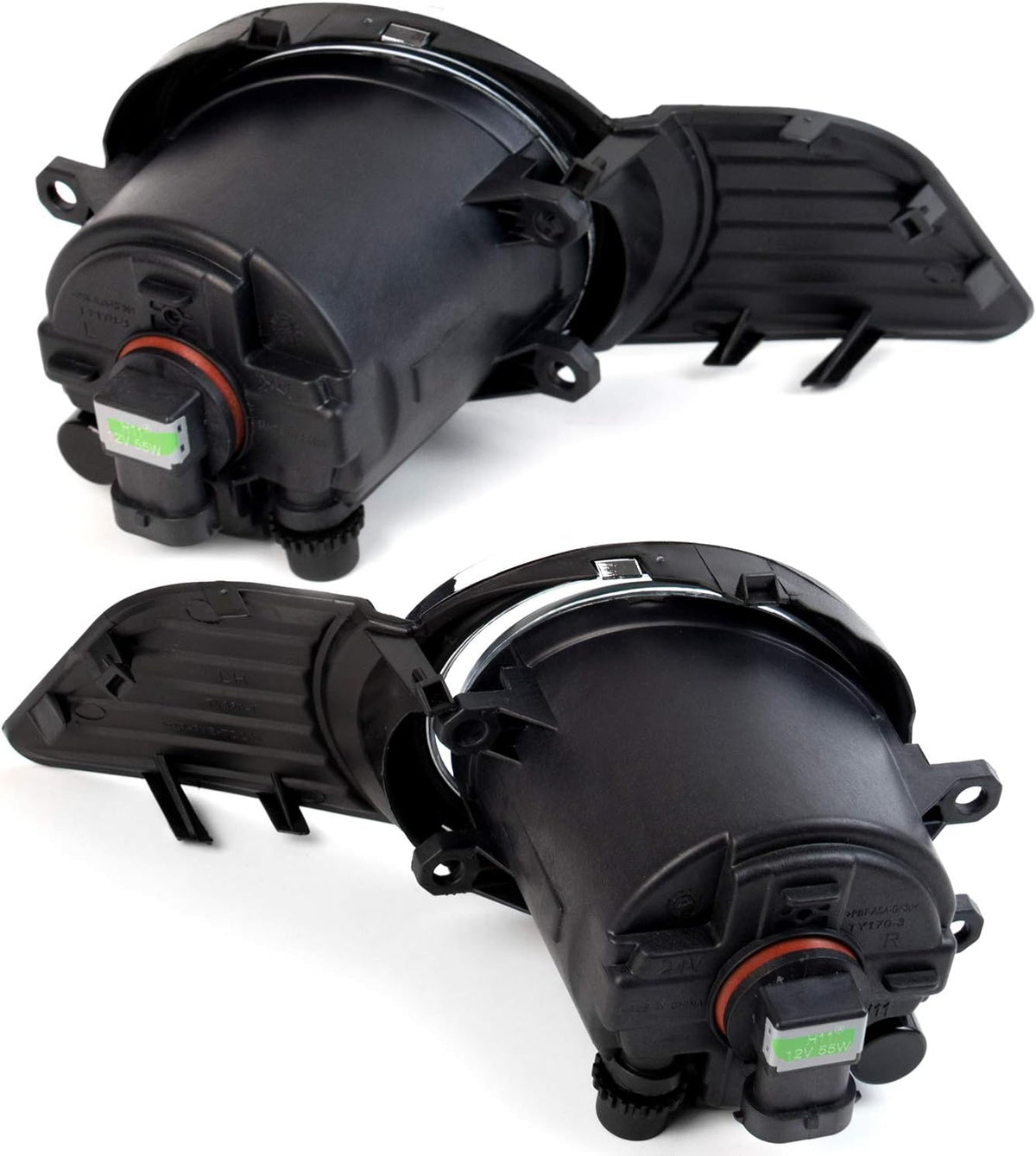 Black Bezel Fog Light Kits Pack of 2 E1740