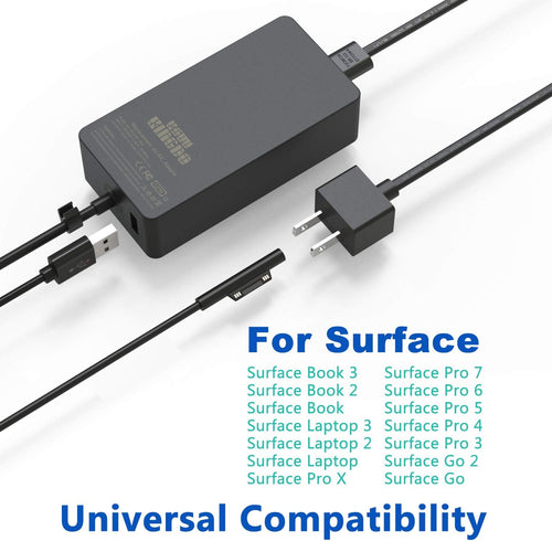 127W 15V 8A Power Adapter with Carrying Case V665373