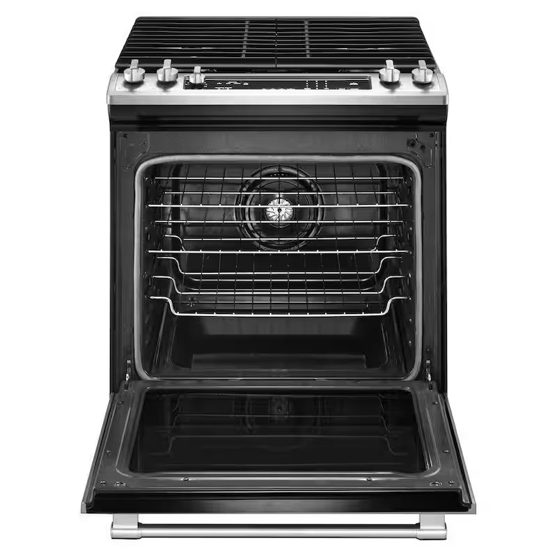 5.8 cu. ft. Slide-In Gas Range with True Convection C821