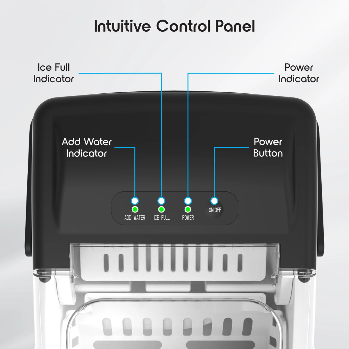 Portable Countertop Ice Maker O786