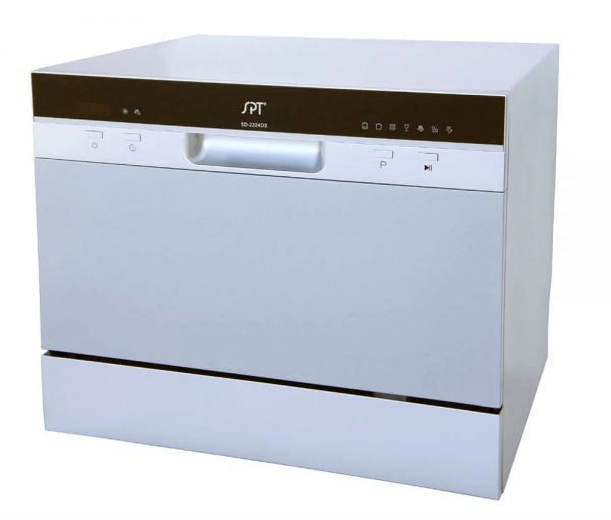 Silver Countertop Dishwasher J65355