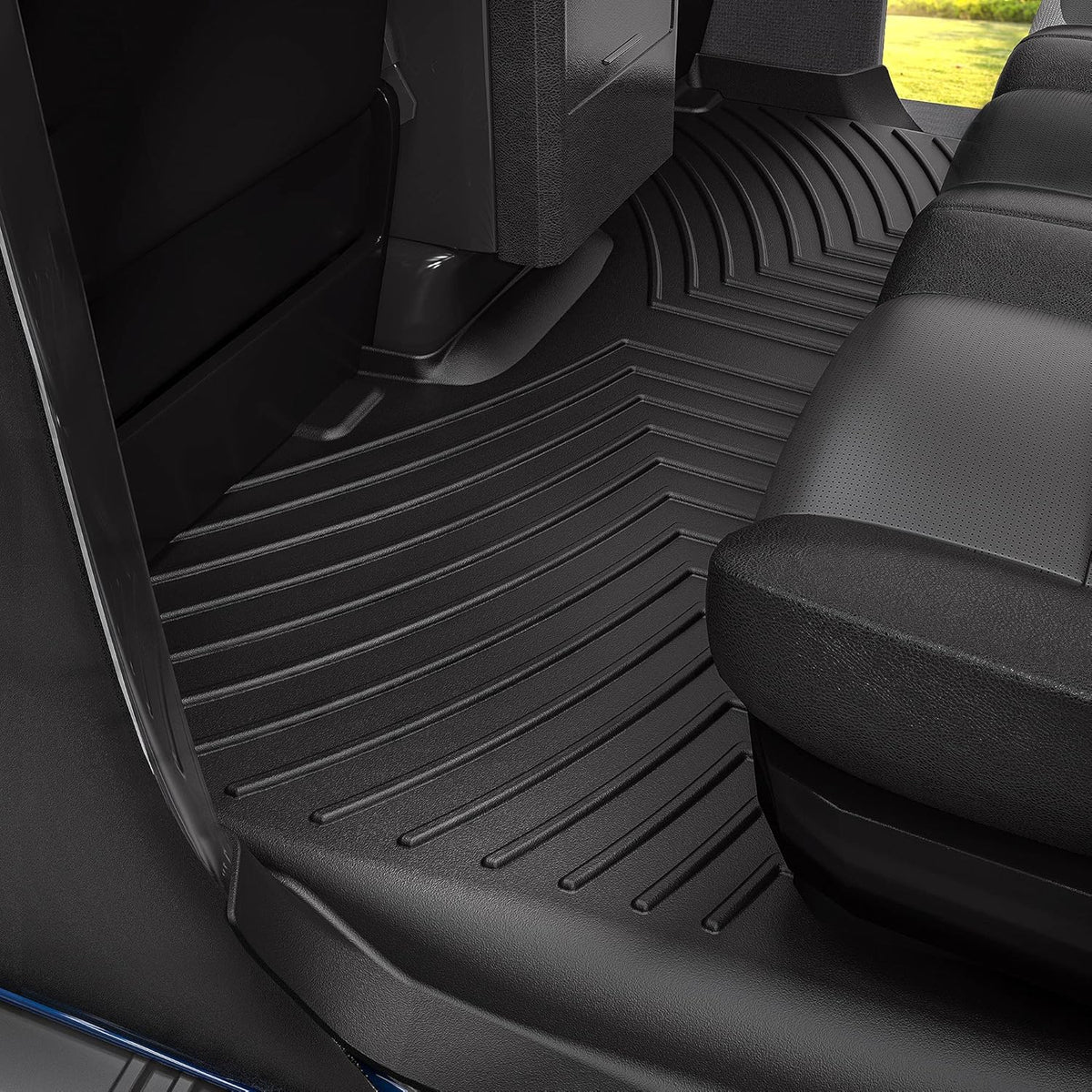 Black TPE All-Weather Floor Mats Full Set Liners B492141