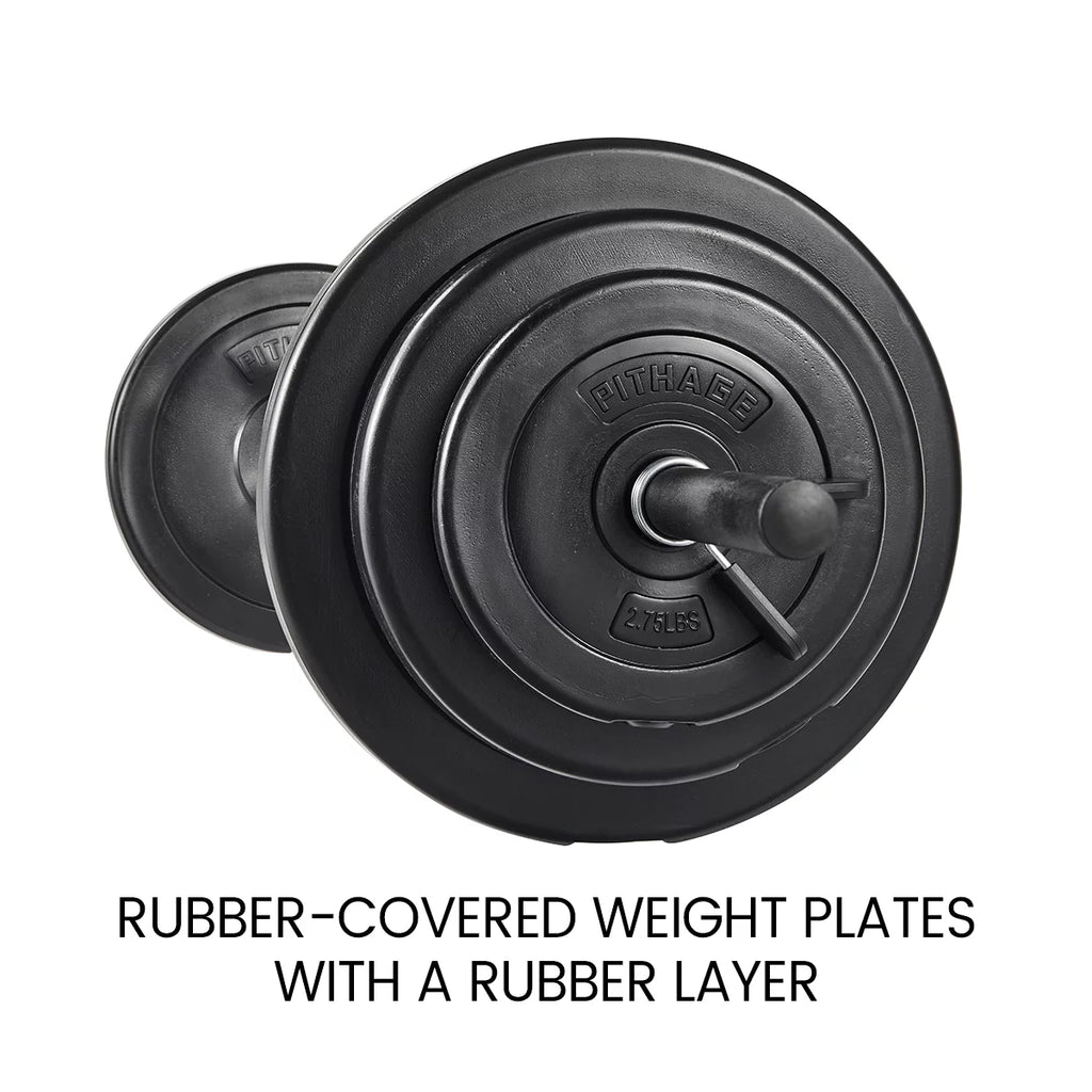 45 lbs Adjustable Barbell Weight Set S691396