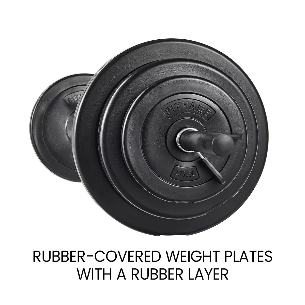 45 lbs Adjustable Barbell Weight Set S691396