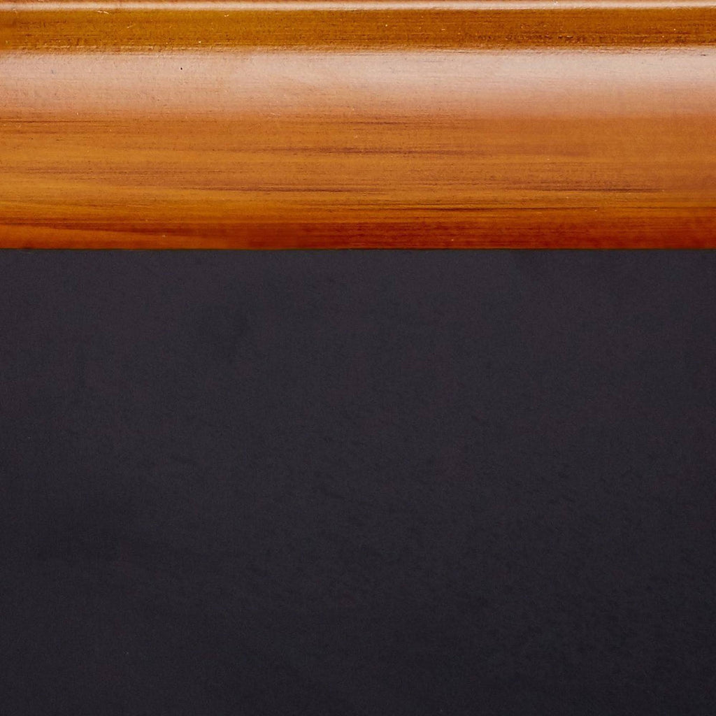 Black / Walnut Finish Wood Buffet Cabinet Console Table with Storage G842