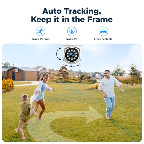 4Pcs Wireless PTZ Security Camera System with 4K NVR T60239