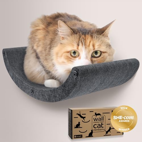 Wall Mounted Cat Shelves Set of 4 PET Felt Climber Furniture P4392