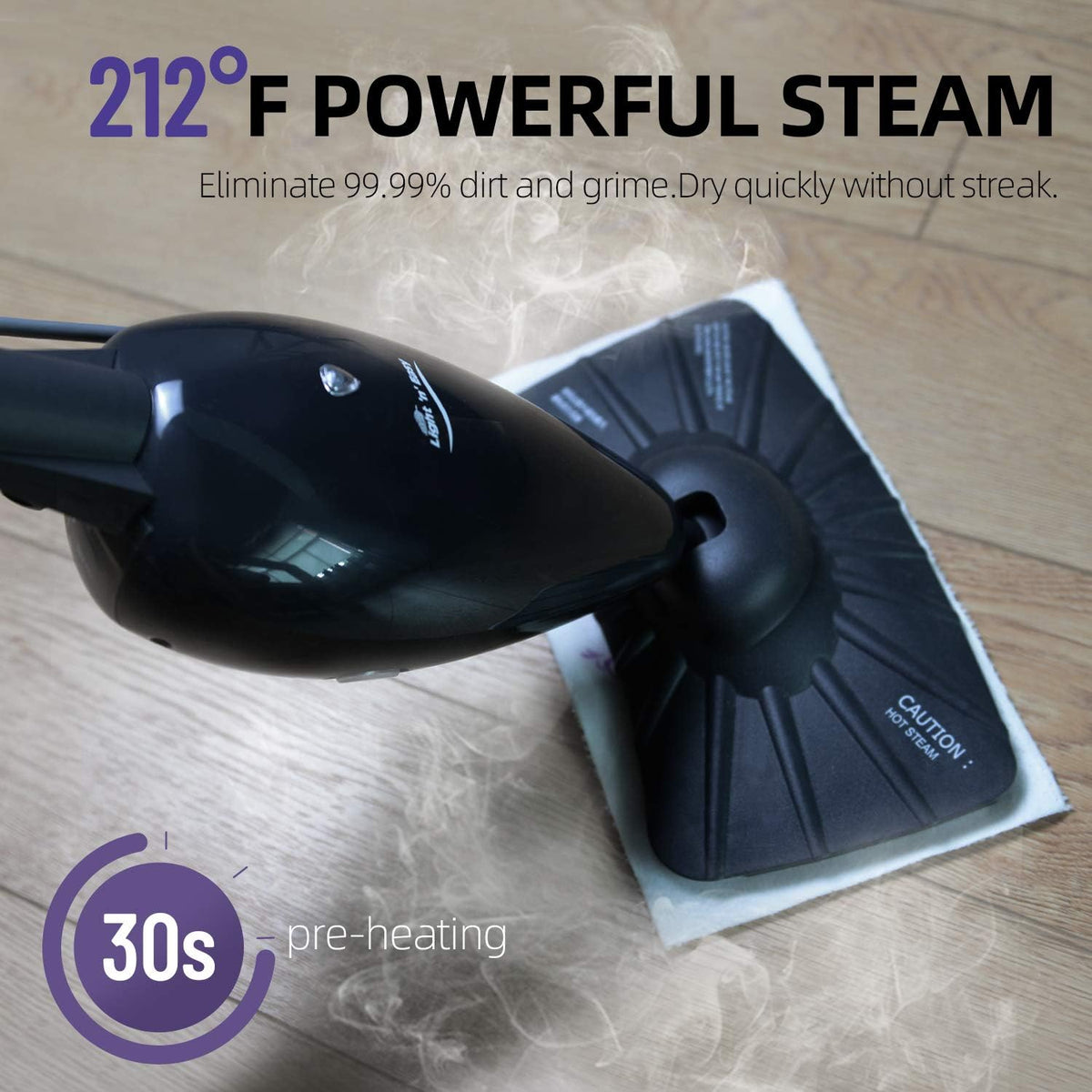 Black Steam Mop C619418