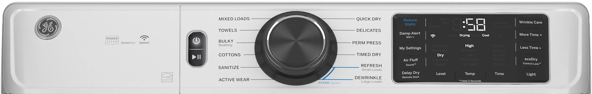 28 Inch Electric Dryer 7.8 CuFt with Steam T837363