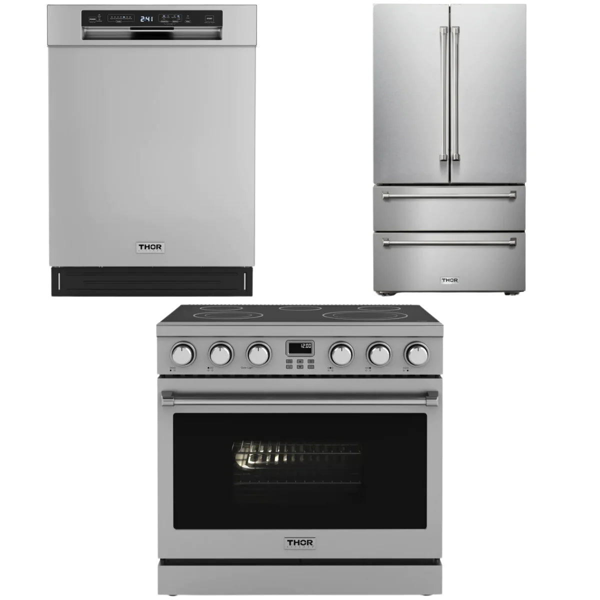 36 Electric Range, Refrigerator and Dishwasher P927
