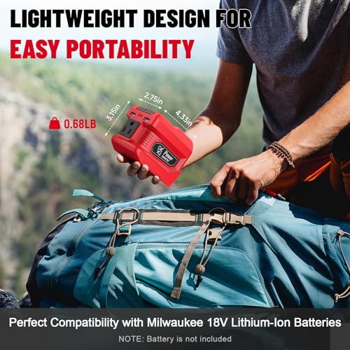 220W Power Inverter Portable Power Station with 1 AC Outlet X3300