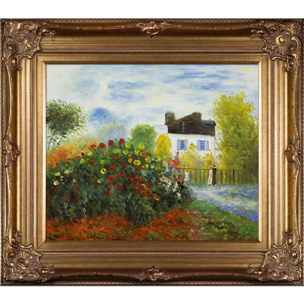 Framed Oil Painting Print on Canvas M54222