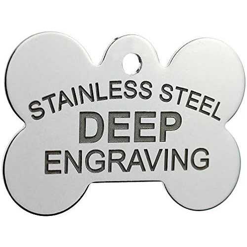 Stainless Steel Custom Engraved Pet ID Tags S5353