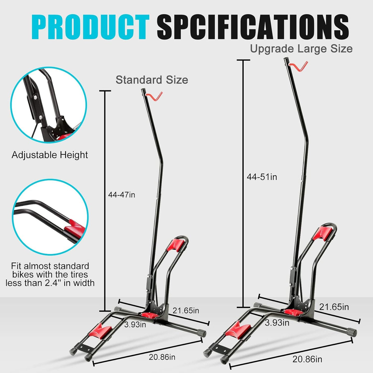 Vertical Bike Floor Stand V351