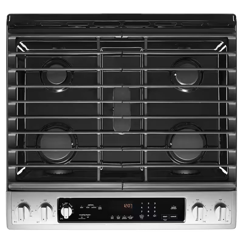 5.8 cu. ft. Slide-In Gas Range with True Convection C821
