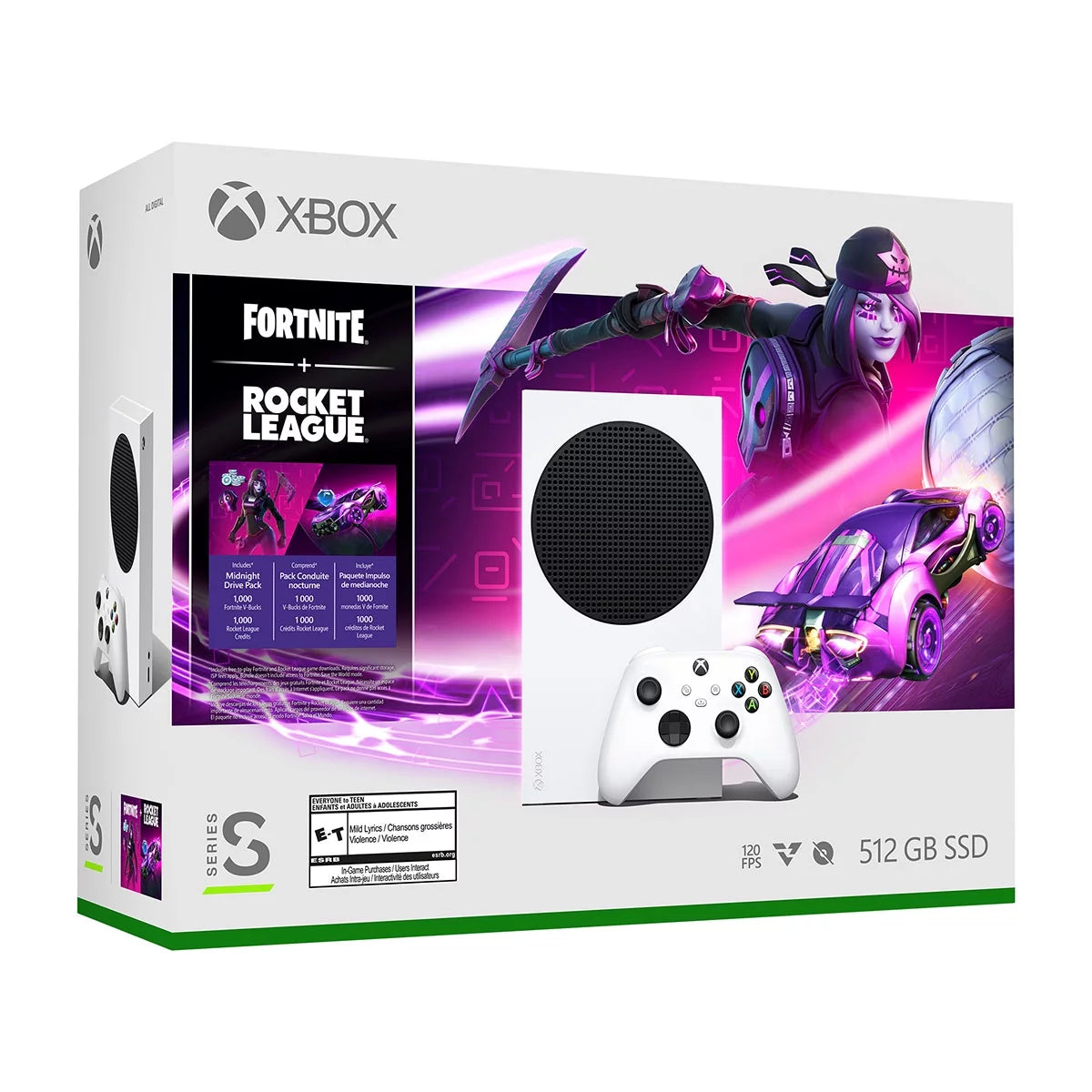 White Xbox Series S Console with Extra Controller G6564