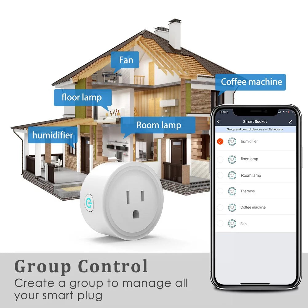 Smart Plugs WiFi Outlet with APP Control & Timer Function（4 Pack） L877