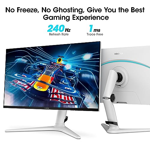 27” 240Hz QHD Mini-LED Gaming Monitor, White/Grey N11558