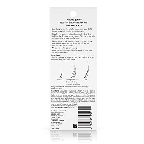 Black 0.21 oz Mascara J2557