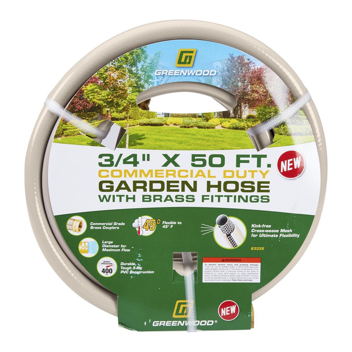 50 ft. x 3/4 in. Garden Hose X553804