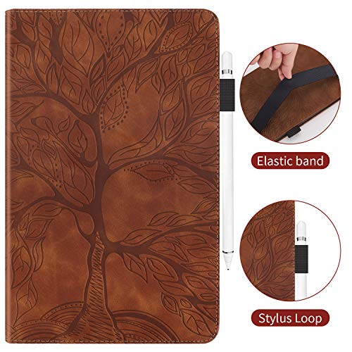 Green Flower Folding Stand PU Leather Cover for Kindle Fire HD 8 L15606