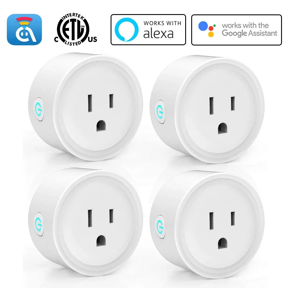 Smart Plugs WiFi Outlet with APP Control & Timer Function（4 Pack） L877