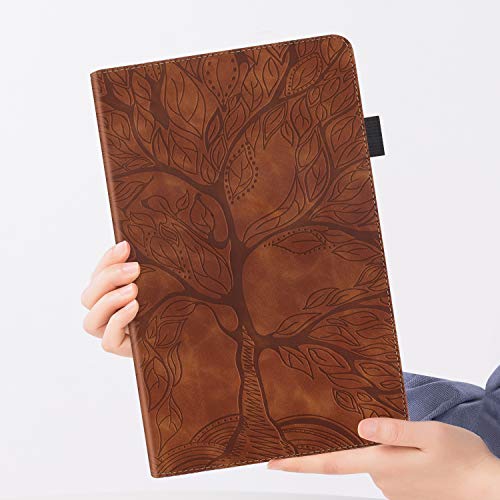 Green Flower Folding Stand PU Leather Cover for Kindle Fire HD 8 L15606