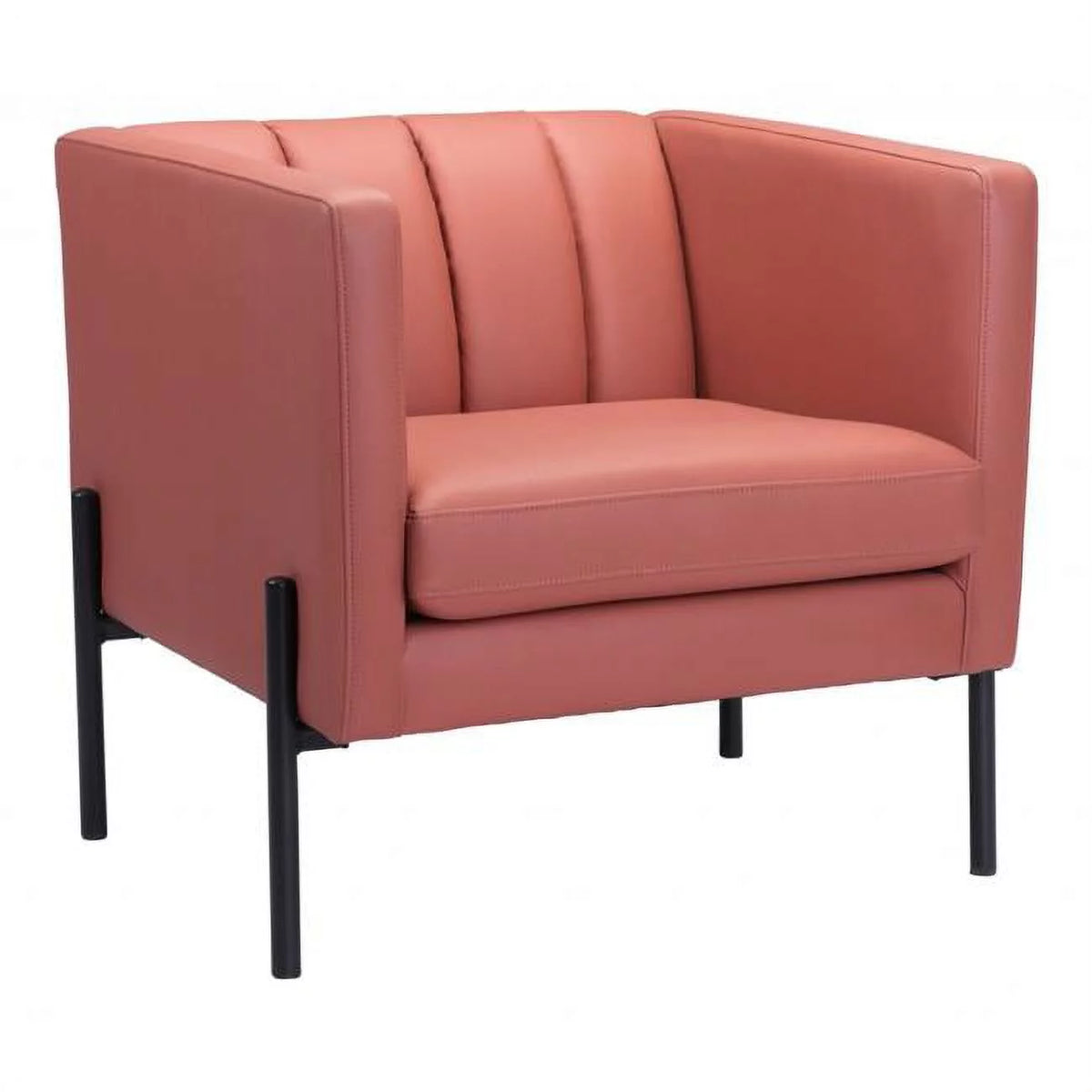 Faux Leather Accent Chair P7182