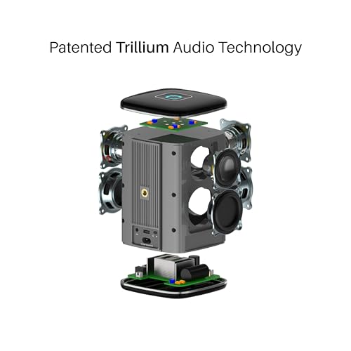 Black Wi-Fi Bluetooth Hi-Fi Speaker Y6940