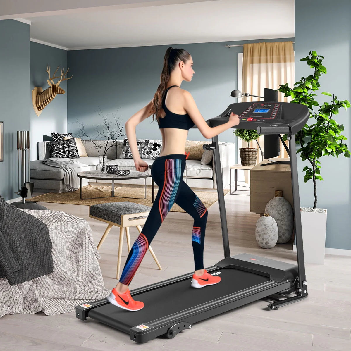 1.0HP Folding Electric Treadmill C949373